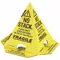 Pallet Cones, 8 Inch Base Length, 8 Inch Base Width, 10 Inch Height, Black/Yellow