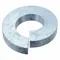 Split Lock Washer, Screw Size 3/8 In, Steel, Zinc Plated, 0.123 Inch Max Thick, 100 PK