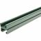 Strut Channel, Slotted Back-to-Back, Steel, Painted, 4 ft Overall Length, Green, Slotted