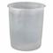 Pail Liner, 11 1/4 Inch Overall Dia, Natural, HDPE, 5 gal Container Capacity