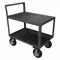 Low-Profile Instrument Cart with Lipped & Flush Metal Shelves, 48 Inch Size x 24 in