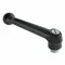 Adjustable Handle, Ball Knob, Zinc, 3/8 Inch Hole Thread Size, Black