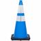 Traffic Cone, Reflective, Grip Top With Black Base