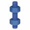 Fully Threaded Stud, 5/8 In - 11 Thread Size, Steel, 4 1/4 In Lg., Gr. B7, Fluoropolymer