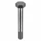 Hex Structural Bolt 5/8 4-1/2 Inch Length Carbon Steel, 10PK