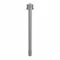 Socket Head Cap Screw, 3/8-16 Thread Size, 4 1/2 Inch Length, Plain, Aluminum