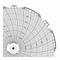 Circular Paper Chart, 10.3 Inch Chart Dia, -5 to 50, 100 Pack