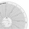 Circular Paper Chart, 11 Inch Chart Dia, 100 Pack