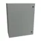 Enclosure, 30 x 24 x 12 Inch Size, Wall Mount, Carbon Steel, Ansi 61 Gray