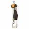 Air Chain Hoist, 1000 lb Load Capacity, 41 fpm, 10 ft Hoist Lift, 81 scfm, Pull Cord