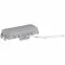 Rectangular Connector Cover, Size 16 B, Dual Lever, Gray, Aluminum Die-Cast, Ip65