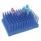 Test Tube Rack, Holds 96 Test Tubes, Benchtop/Countertop, 96 Compartments, 2 Pk