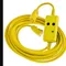 Gfci Line Cord, Portable, Manual, 15A, 120VAC, 5-15R, 100 Ft, 4-6 Ma