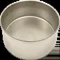 Deep Bottom Pan, 12 Inch Diameter, 75 mm, Stainless