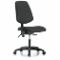 Vinyl Cleanroom Task Chair, With 19 to 24 Inch Seat Height Range, Black