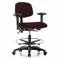 Vinyl Cleanroom Task Chair, With 22 to 29 Inch Seat Height Range, Burgundy