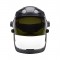 Face Shield, Clear Window, Anti-Fog Coating, Black