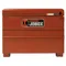 Chest with Drawer, Heavy Duty, 48 x 30 x 36.62 Inch Size, Brown, Steel