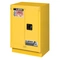 Flammable Safety Cabinet, 19 Gallon, 1 Shelf, 2 Doors, 30 Inch Size, Yellow