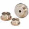 Spur Gear, Module M 0.5, 50 Teeth, 4 mm Bore Dia, Brass, Finished Bore