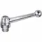 Adjustable Handle, Ball Knob, Stainless Steel, M8 Thread Size