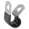 Cushioned Clamp, 3/8 Inch Dia., 50Pk