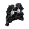 Terminal Block, 26-10 Awg, Black, 30A, 35mm Din Rail Mount, Pack Of 80