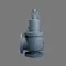 Safety Relief Valve, FNPT X FNPT, 3 Inch Inlet Size, Air, 45 PSI, Steel