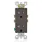 Receptacle, Decorator Duplex, 5-20R, 20 A, 125V AC, Brown, 2 Poles, Screw Terminals