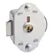 Springbolt Built in Key Lock, 51mm Wide, Keyed Alike, Silver