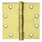 Five Knuckle Hinge, 3 Holes per Leaf, 3 1/2 Inch Door Leaf Width, 270 Deg Range of Motion