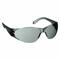 Safety Glasses, Anti-Scratch, No Foam Lining, Wraparound Frame, Frameless, Gray, Gray