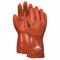 Chemical Resistant Glove, 12 Inch Length, Red, L Size, 12 Pack