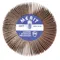 Flap Wheel, 2 Inch Dia x 1 Inch Width, 1/4 Inch Straight-Shank, Aluminum Oxide, P80 Grit