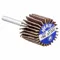 Flap Wheel, 5/8 Inch Dia x 5/8 Inch Width, 1/8 Inch Straight-Shank, Aluminum Oxide, P180 Grit