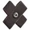 Cross Pad, 2 Inch Width x 2 Inch Length, #8-32 Eyelet, Aluminum Oxide, 80 Grit, x Wt Cotton, R228