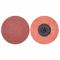 Quick-Change Sanding Disc, Tp, 2 Inch Dia, Aluminum Oxide, P24 Grit, Y Wt Polyester