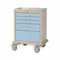 Medical Cart Steel/polymer Taupe/blue