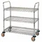 Utility Cart Stainless Steel 32x18x38 3 Shelf