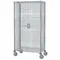 Wire Security Cart Chrome 41x22x68