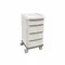 Bedside Cart Polymer Light Taupe