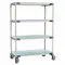 Utility Cart Microban 48x24x68 4 Shelf