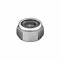 Hex Locknut, Grade 2, 10-32, Size, Chrome, 5Pk