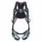 Arc Flash Rated Full Body Harness, Back, Steel, Back, 400 lbs. Capacity