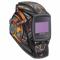 Welding Helmet, Auto-Darkening, 4 Arc Sensors, Black, Gear Box, 9.22 sq Inch, Digital