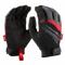 Work Gloves, L, Mechanics Glove, Full Finger, Synthetic Leather, Hook-and-Loop Cuff
