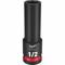 Deep Impact Socket, 1/2 Inch Drive Size, 1/2 Inch Socket Size, 6-Point, Deep