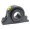 Pillow Block Bearing, 2 3/4 Inch Size Bore, Fixed, Cast Iron, 3 1/4 Inch Size Shaft Height