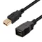 Extension USB Cable, 3 ft Cable Length, Black, A Male to A Female