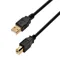 USB Cable, 2.0, 3 ft Cable Length, Black, A Male to B Male